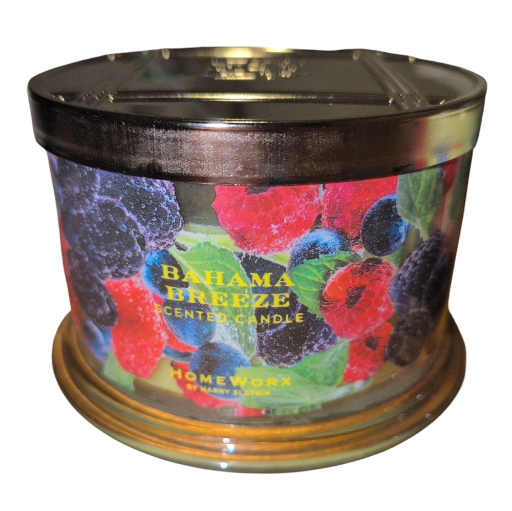 HomeWorx Bahama Breeze 4 Wick Scented Candle By Harry Slat in Retired Scent
